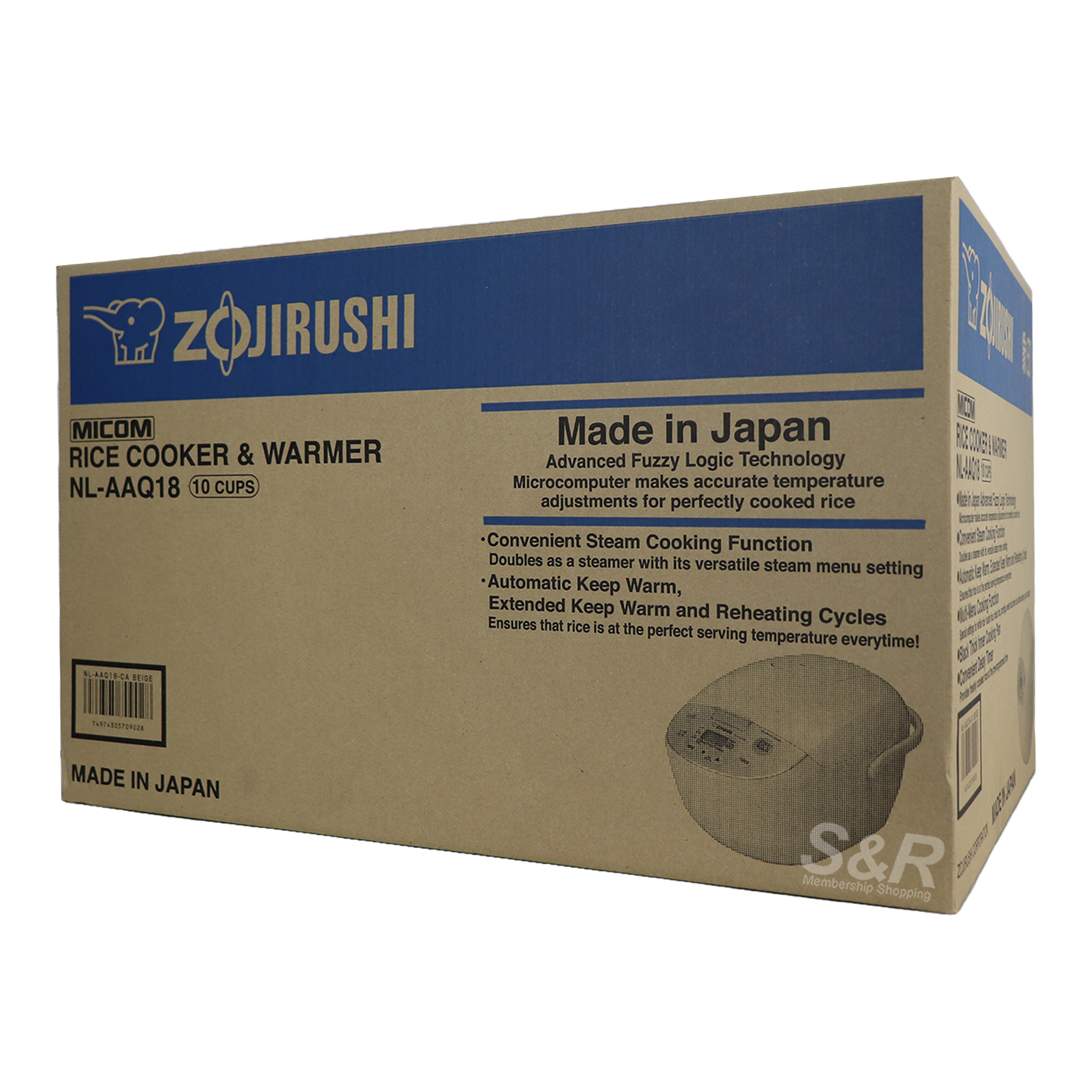 Zojirushi Rice Cooker and Warmer 10cups NL-AAQ18 Zojirushi Rice Cooker and Warmer 10cups NL-AAQ18